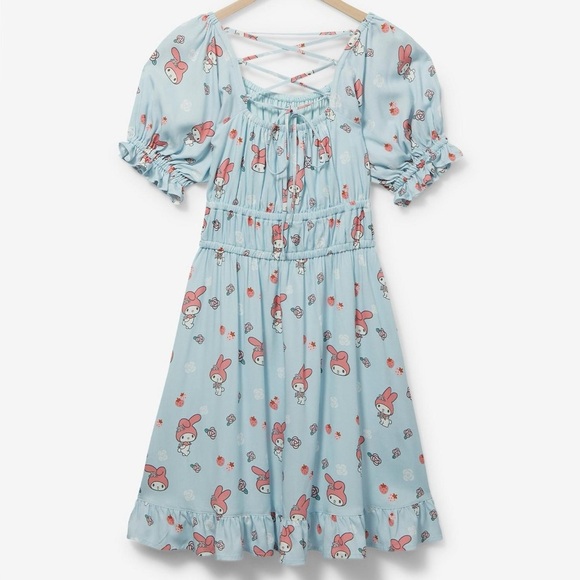 Sanrio My Melody Light Blue Dress Sz L - Picture 2 of 7